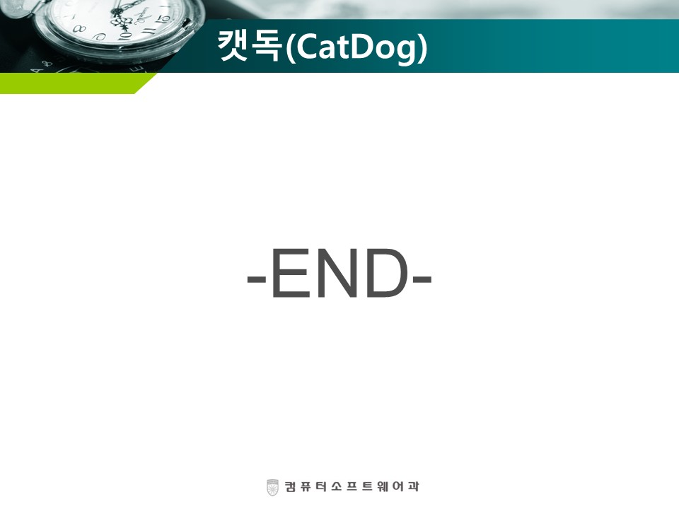 2018학년도 졸업작품 : 캣독(CatDog)